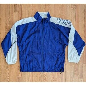 Vintage Umbro Windbreaker Jacket Track Large Soccer Colorblock Spellout Logo